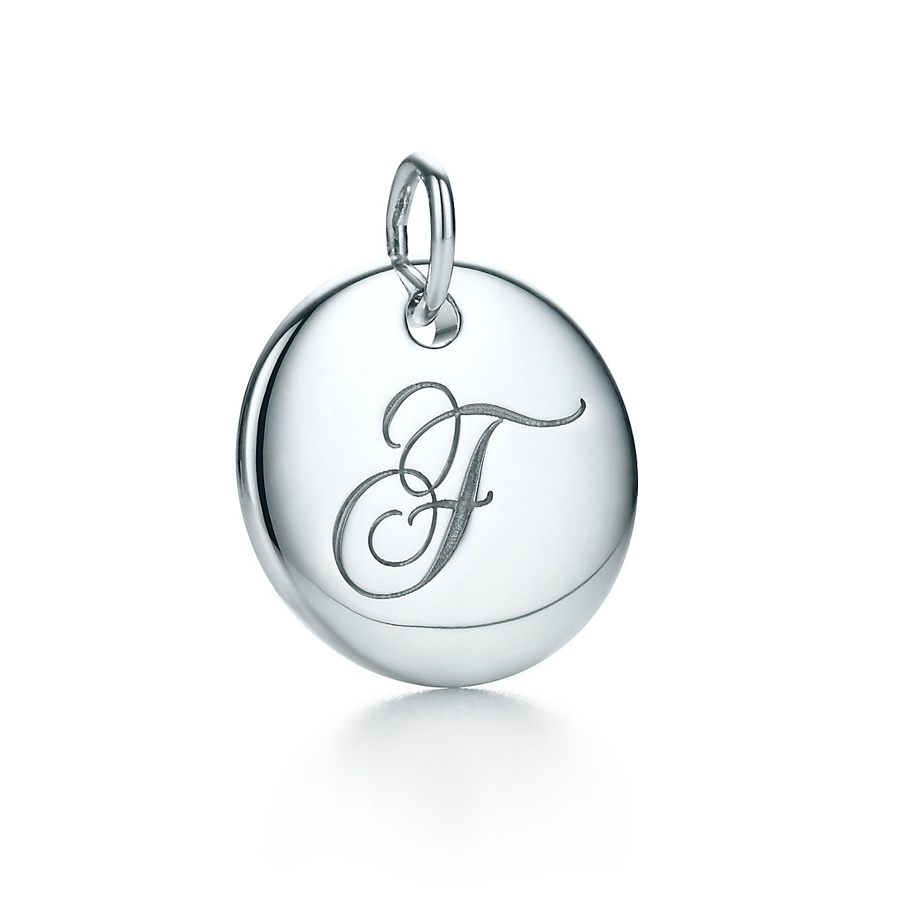 Tiffany notes alphabet disc charm pendant clearance