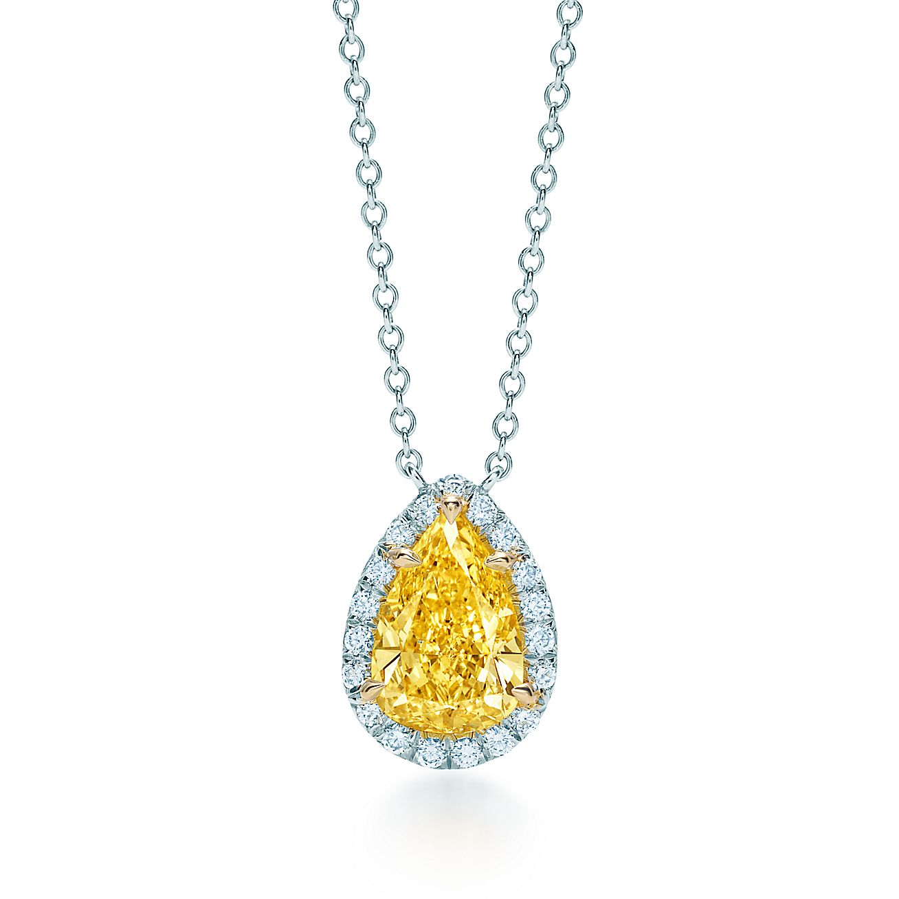 Tiffany yellow diamond pendant Clearance