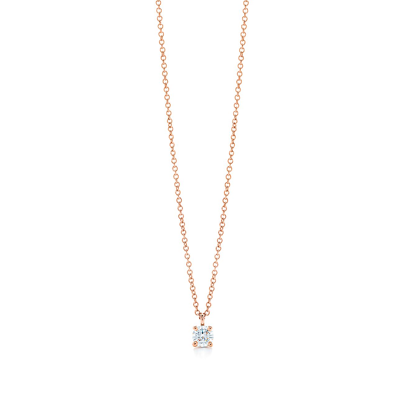 Solitaire diamond necklace tiffany Clearance