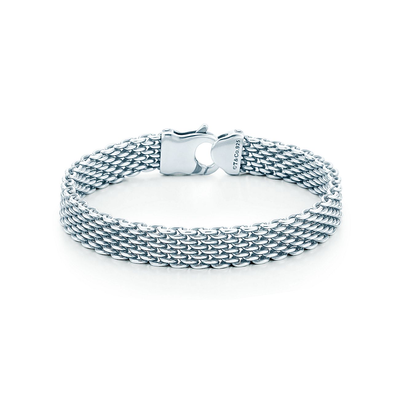 Tiffany Somerset™ bracelet. Oxidized sterling silver. Tiffany & Co.