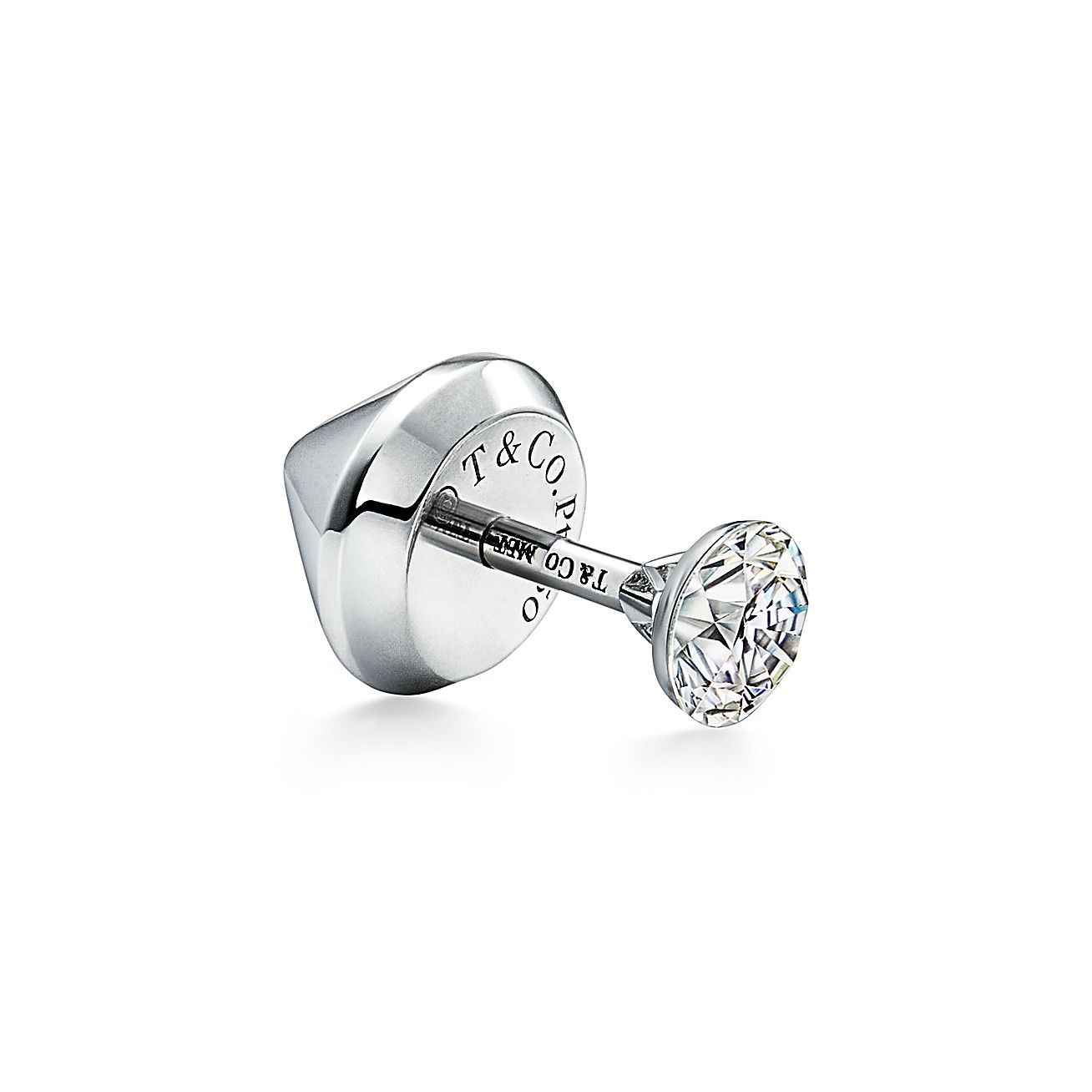 Tiffany Titan Setting by Pharrell Williams Diamond Earrings in Platinum - Alternate shot 1