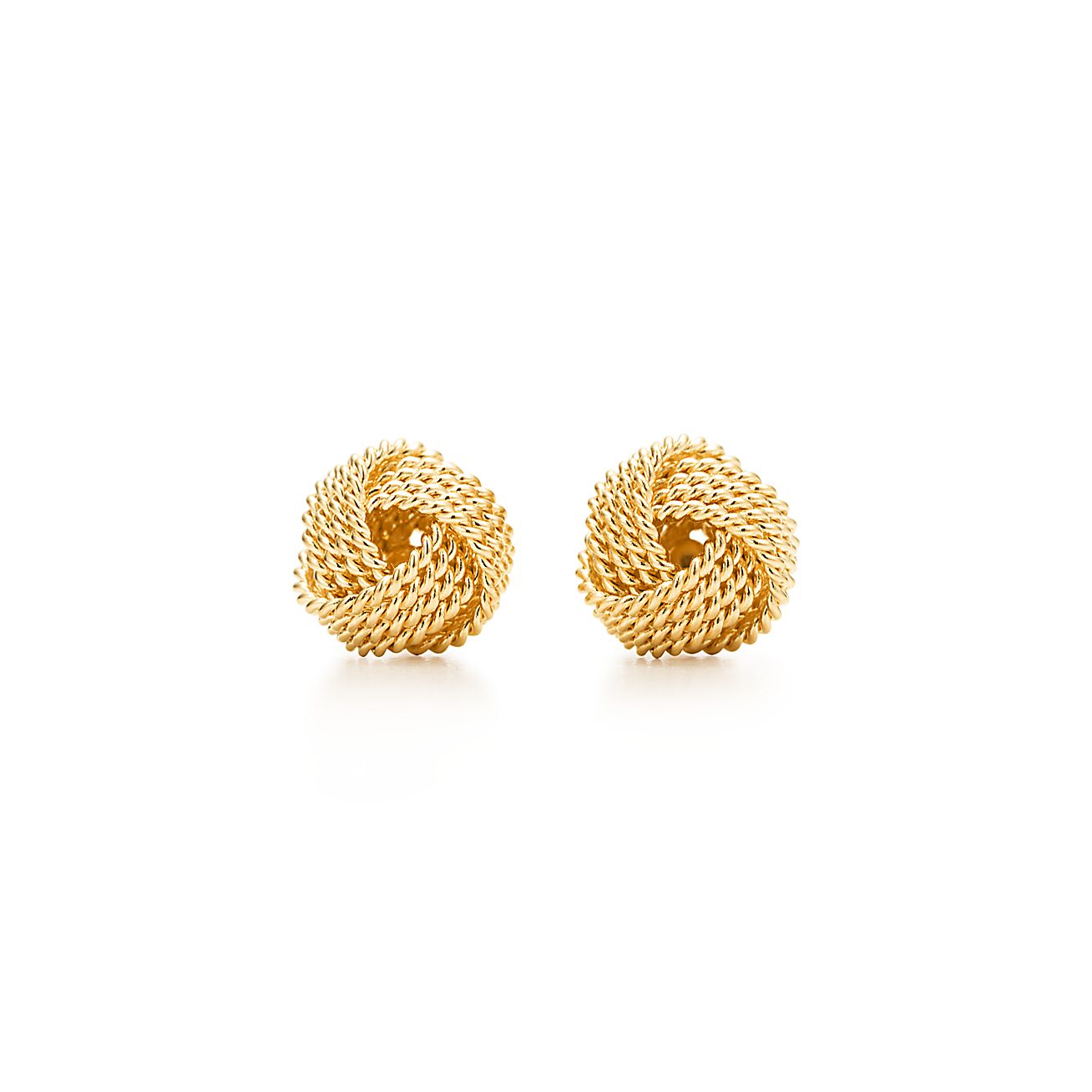 Tiffany Twist knot earrings in 18k gold. | Tiffany & Co.