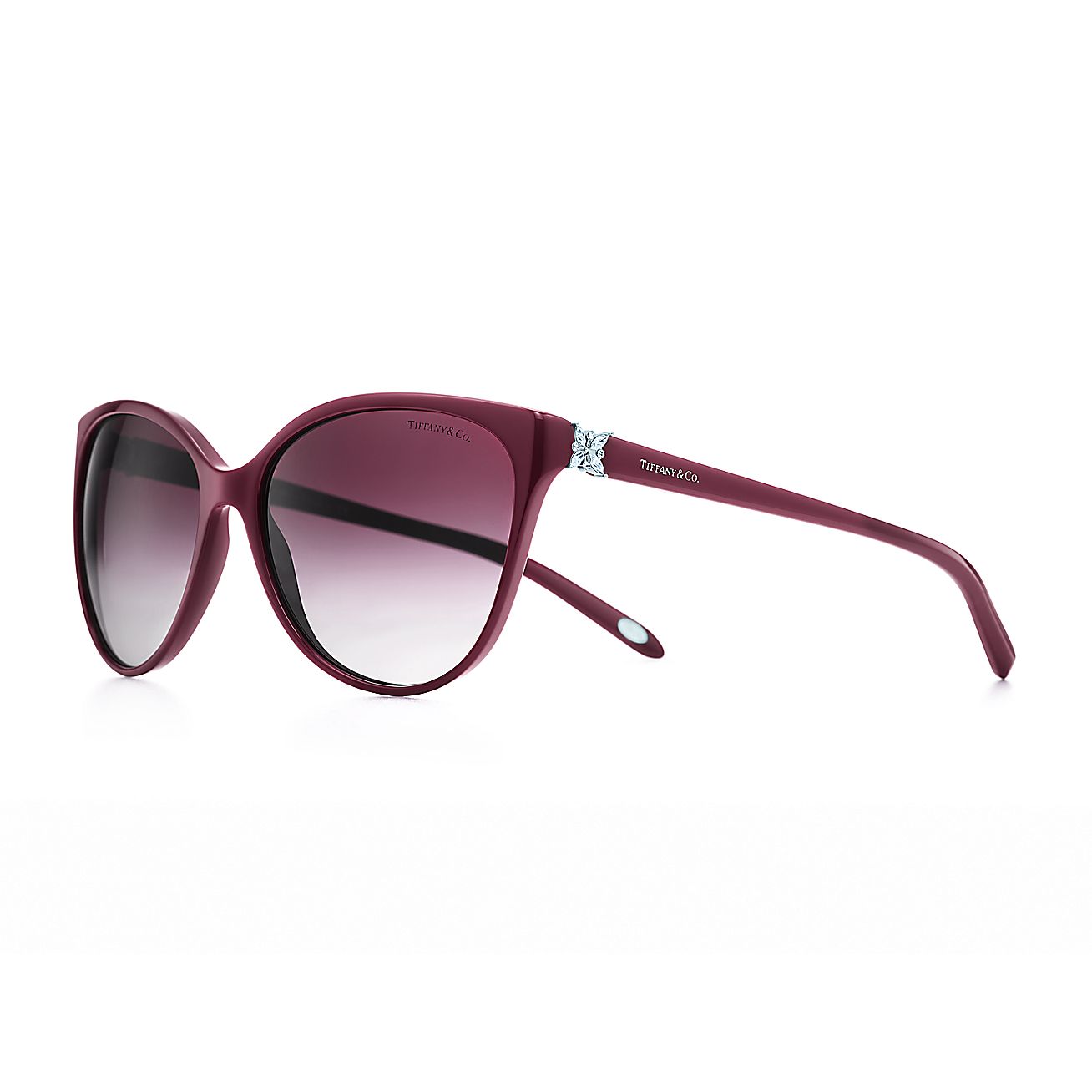Tiffany Victoria® cat eye sunglasses with Austrian crystals. Tiffany