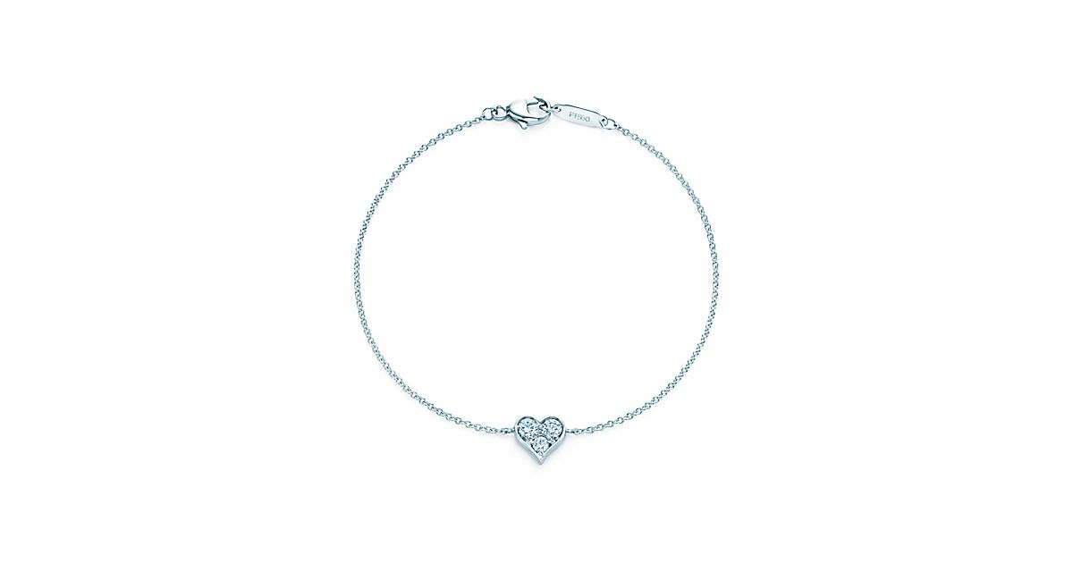 ティファニー センチメンタル ブレスレット（スモール）ダイヤモンド プラチナ | Tiffany & Co.