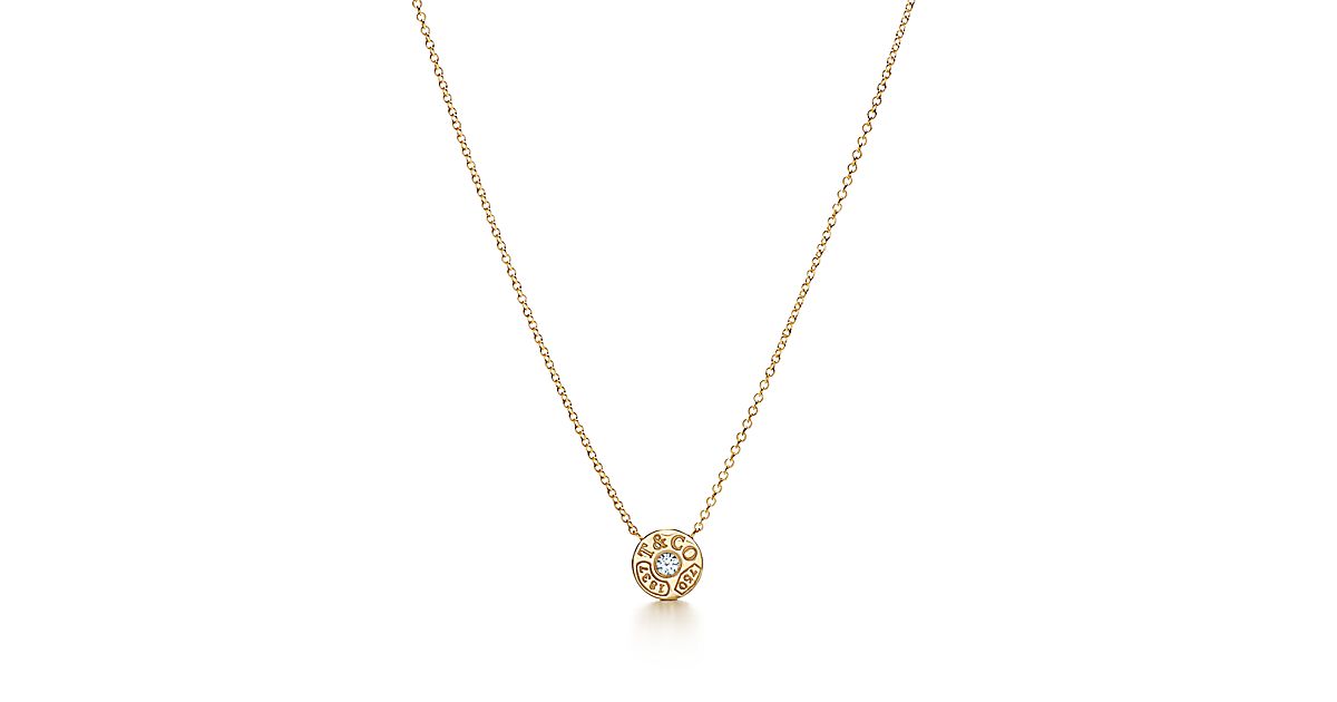 ティファニー 1837 サークル ペンダント ダイヤモンド 18Kゴールド | Tiffany & Co.