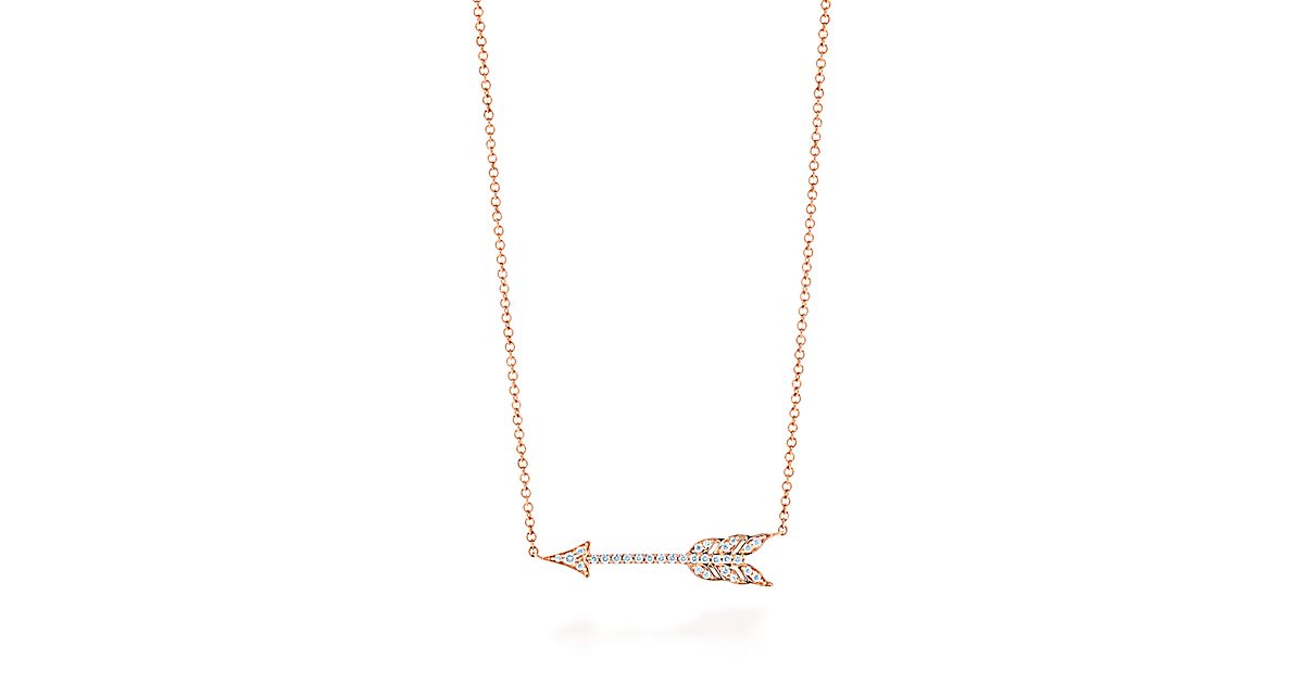 Arrow necklace in 18K rose gold Tiffany & Co.