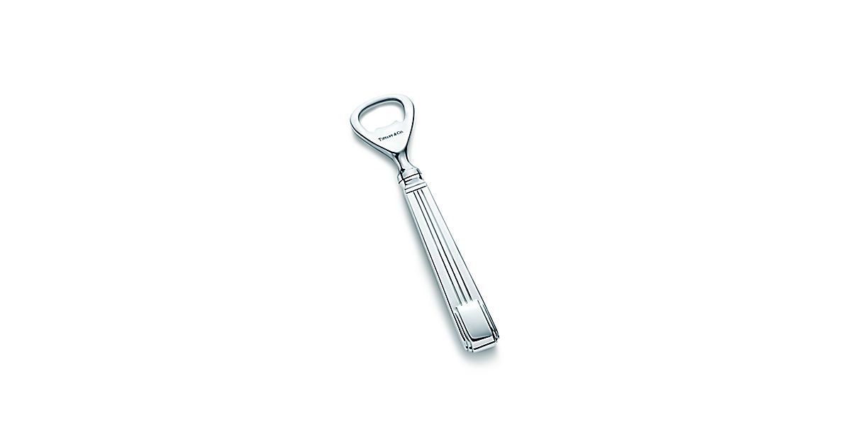 Century bottle opener in sterling silver. Tiffany & Co.