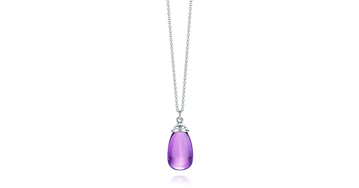 Paloma Picasso® 20 Carat Amethyst Pendant In Sterling Silver Tiffany And Co 2813