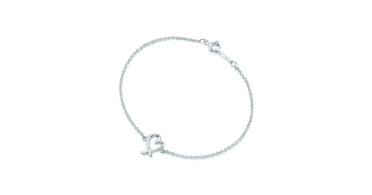 Paloma Picasso® Loving Heart Tag Bracelet In Sterling Silver Small Tiffany And Co