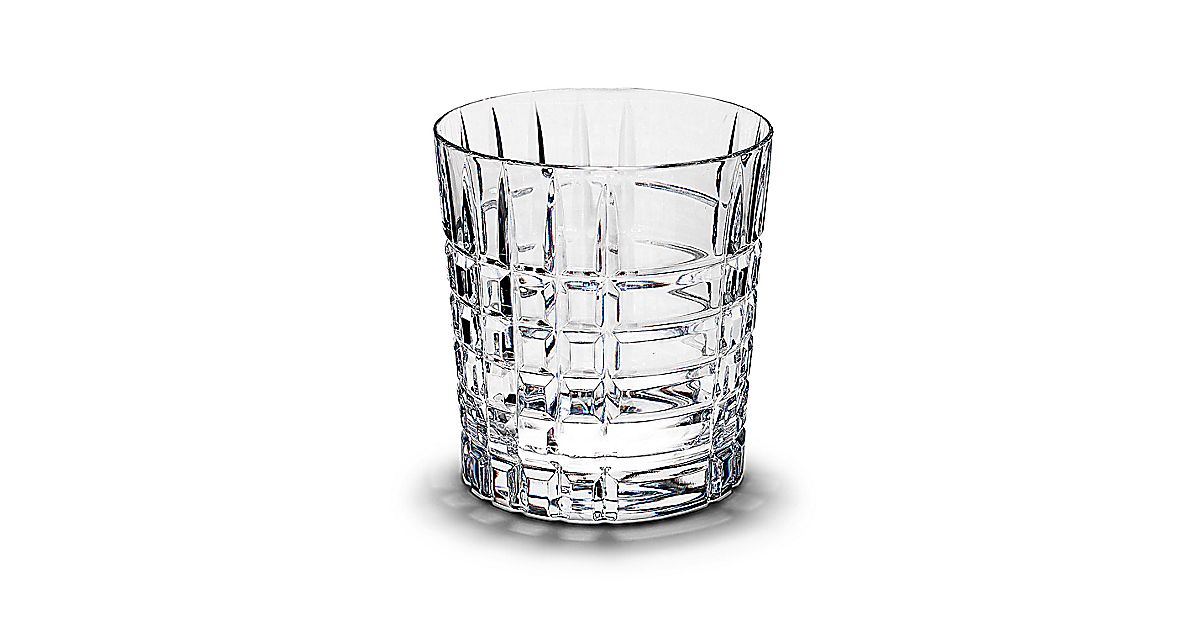Tiffany Plaid Double Old Fashioned Glass Tiffany Plaid Double Old Fashioned Glass