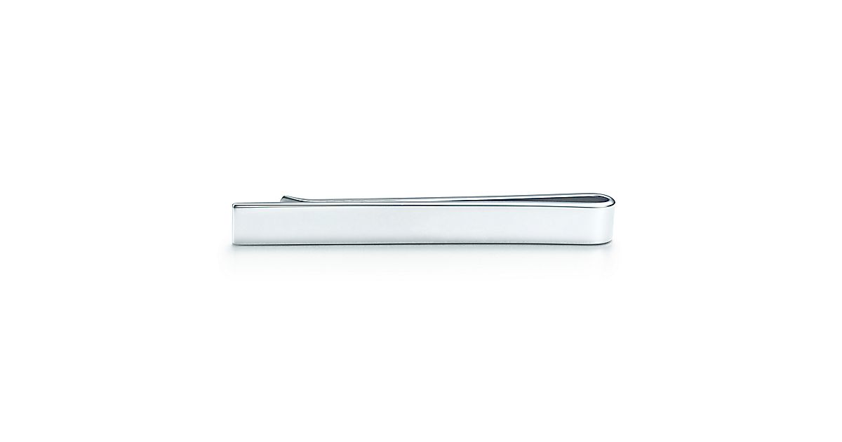 Plain tie bar. Sterling silver. Tiffany & Co.