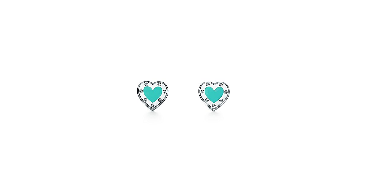 Tiffany and co mini heart earrings clearance