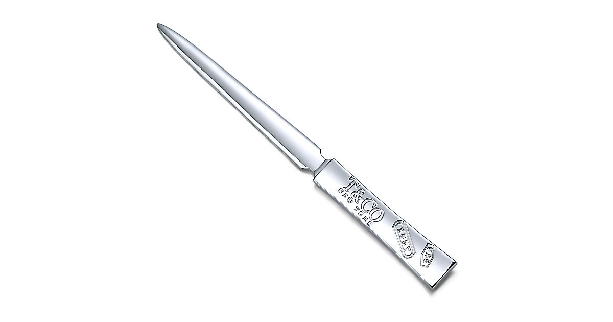 Tiffany 1837™ letter opener in sterling silver. Tiffany & Co.