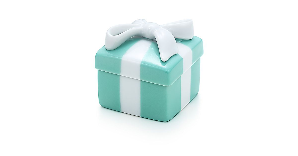 Tiffany Blue Box in porcelain, mini. Tiffany & Co.