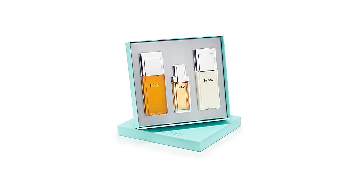 Tiffany Eau de Parfum gift set with parfum spray, body lotion and
