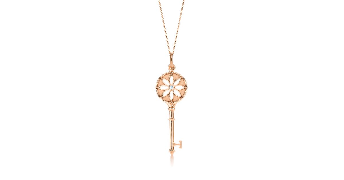Tiffany keys daisy key pendant clearance