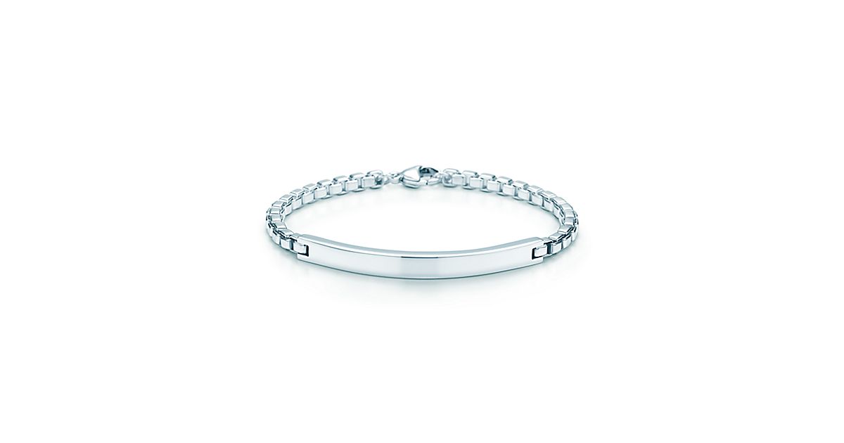 Link I.D. men's bracelet in sterling silver. Tiffany & Co.