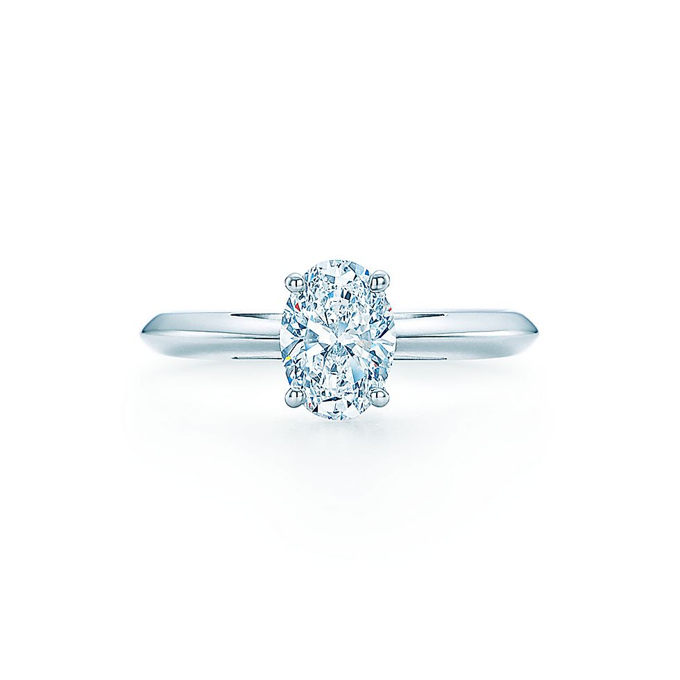 Oval Engagement Ring With Side Engraving Oval Engagement Ring With Side Engraving