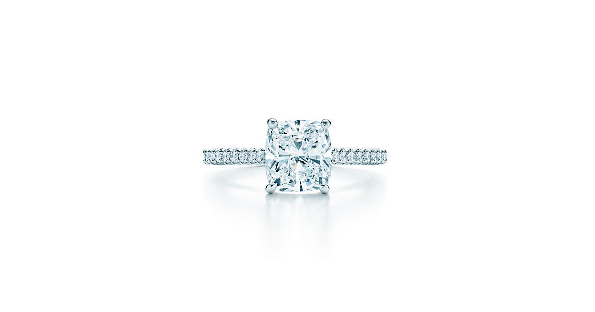 Tiffany Novo® Cushion Cut Engagement Rings Tiffany & Co.