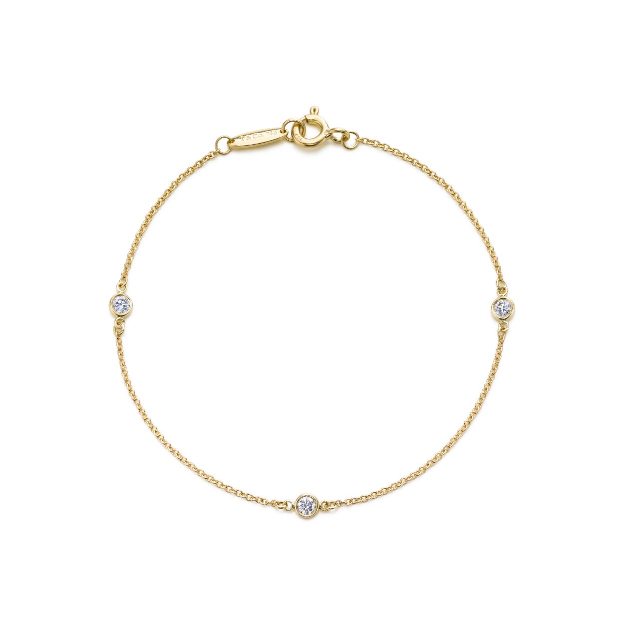 Elsa Peretti Diamonds By The Yard Bracelet In 18k Gold Tiffany