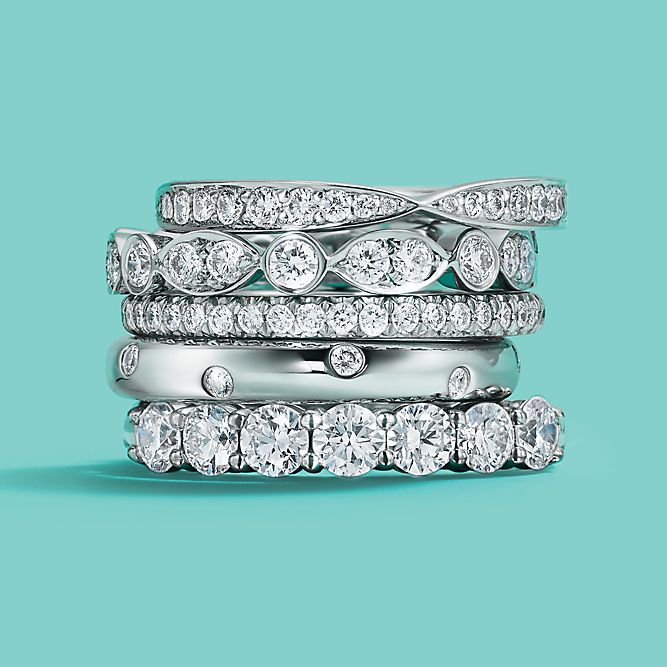 Shop Tiffany Celebration® Anniversary Rings Tiffany & Co.