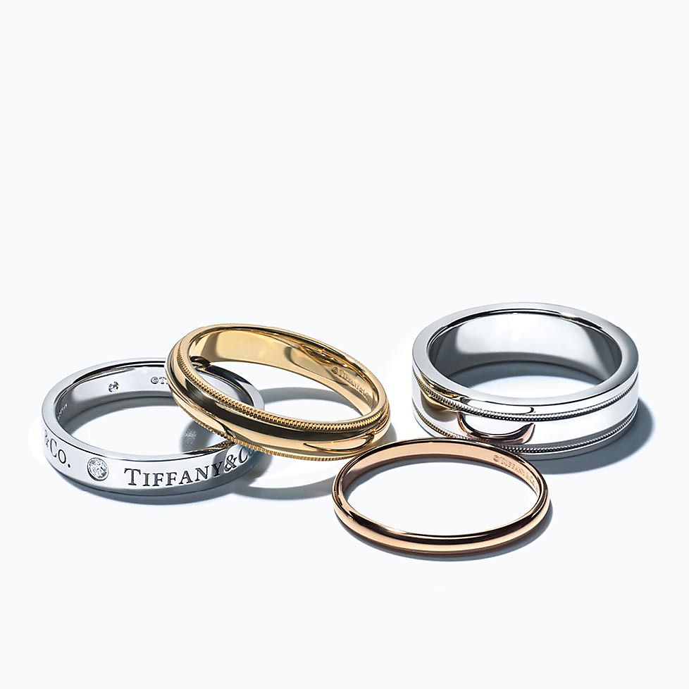 Венчальные кольца Тиффани