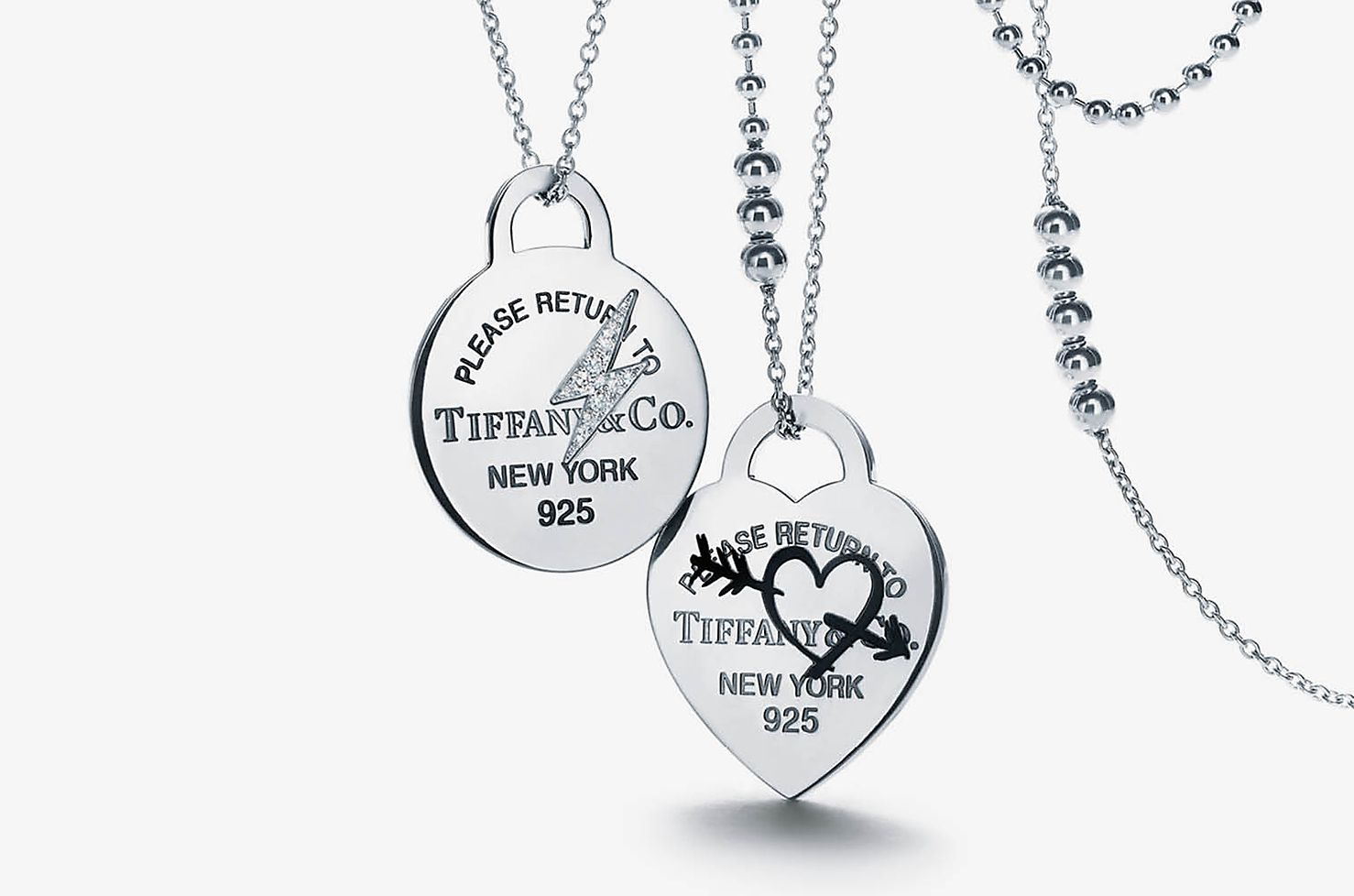 Tiffany necklace personalised clearance