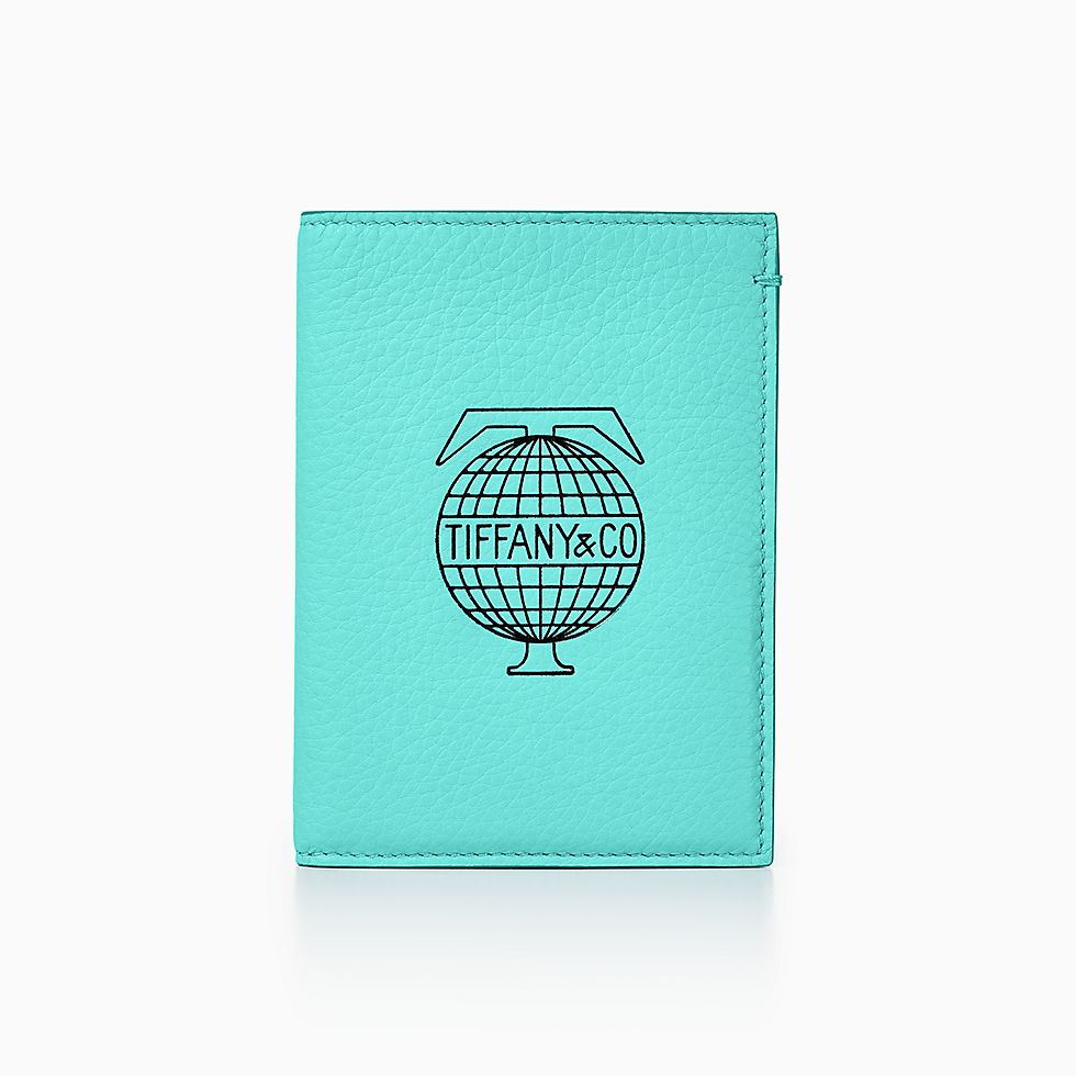 Tiffany & Co. - 美品 ティファニー パスポートケース カバー 水色 