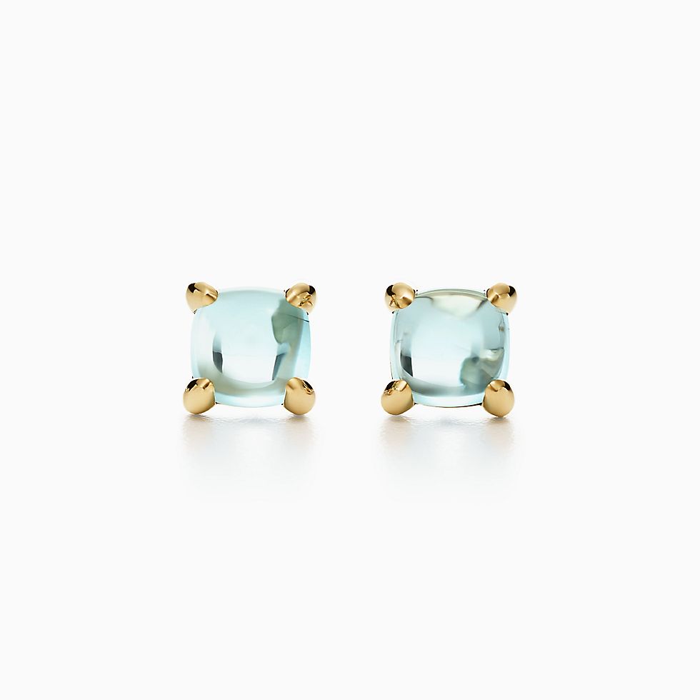 Colored Gemstone Earrings Studs Hoops Tiffany Co