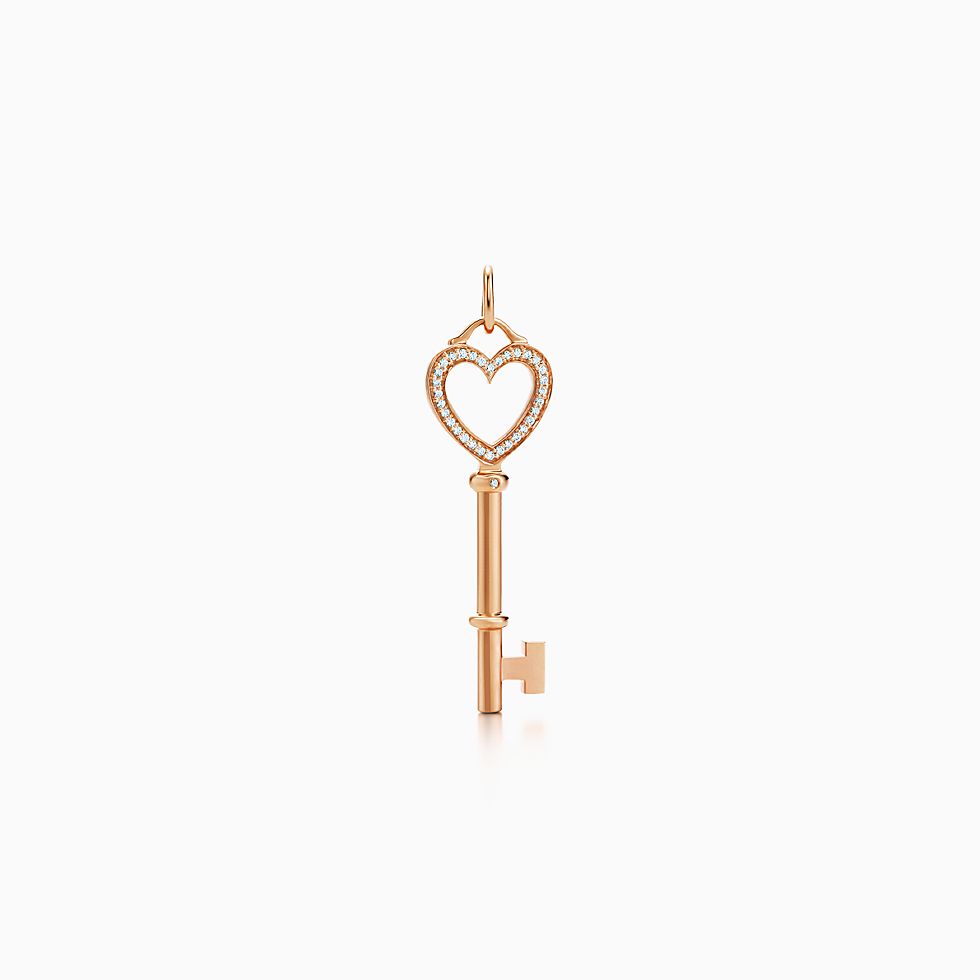 tiffany keys系列:心形钥匙吊坠 &times; 展示具体信息