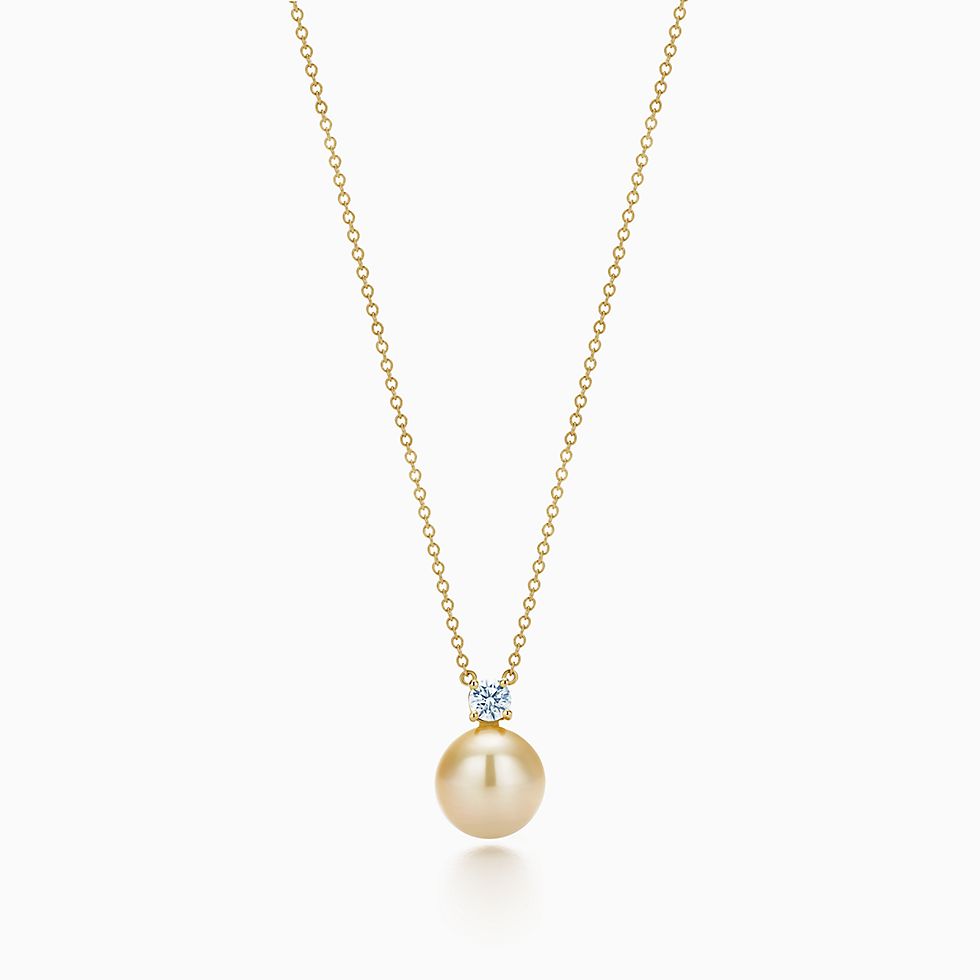 tiffany south sea  珍珠鍊坠 &times; 展开细节