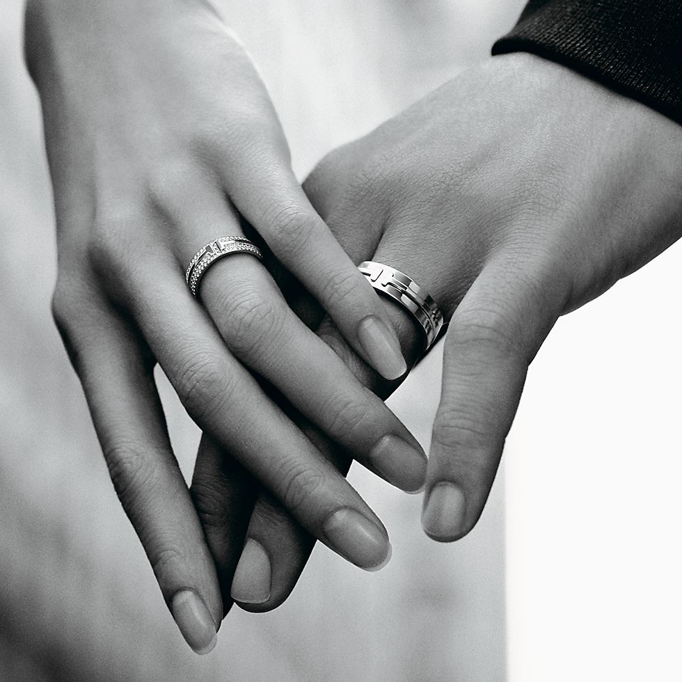 18k White Gold Rings Tiffany Co