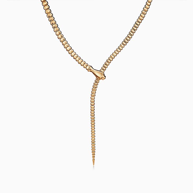 ラリアット、ドロップ ＆ ロング ペンダント ネックレス | Tiffany & Co