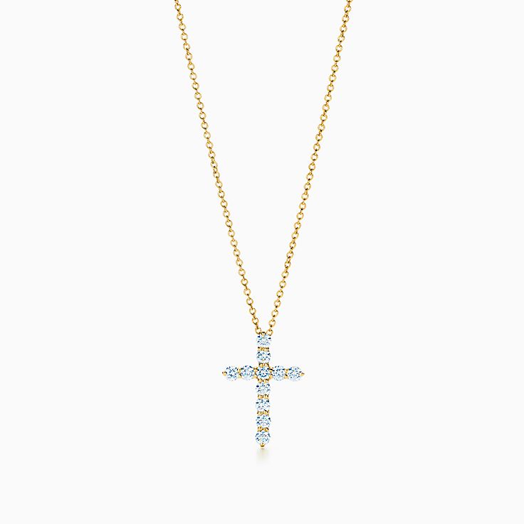 ☆すぐ届く☆国内配送 ティファニー クロス ペンダント 18K