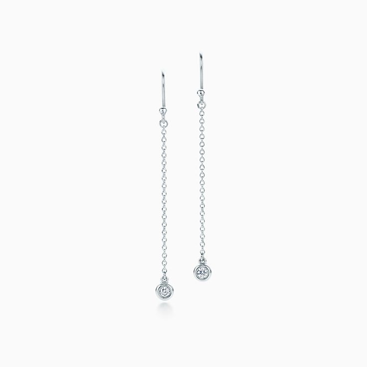 スターリング シルバー ダイヤモンド ピアス | Tiffany & Co