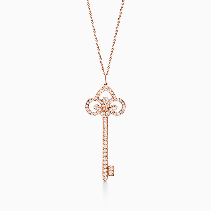ティファニー キー ネックレス&ペンダント ローズ ゴールド | Tiffany 