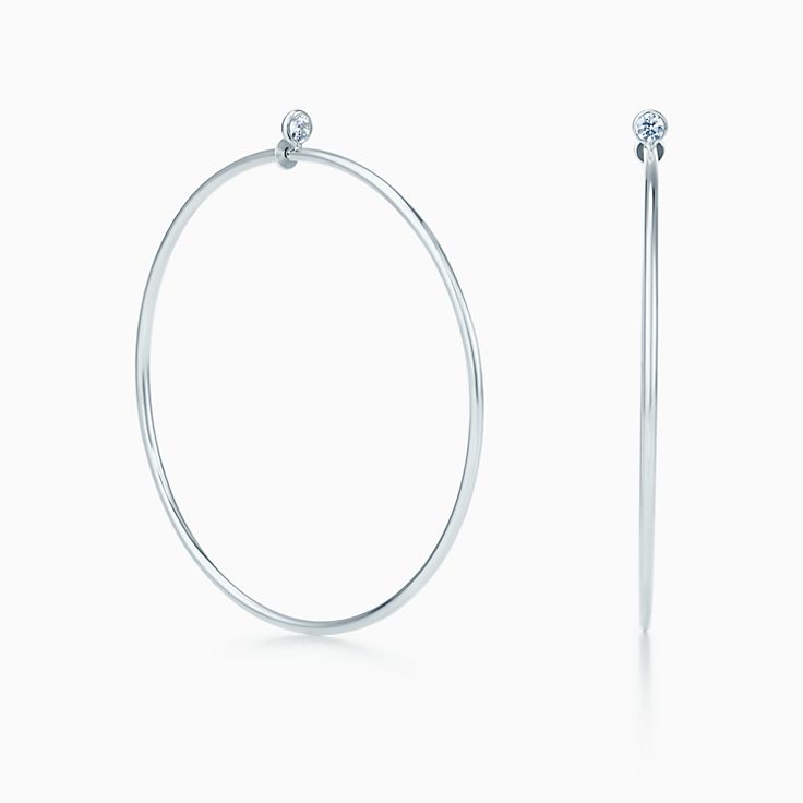 フープピアス スターリング シルバー | Tiffany & Co