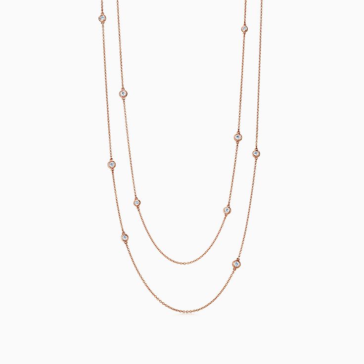 Tiffany おし ティファニー バイザヤード ローズゴールド ダイヤ 0.14ct