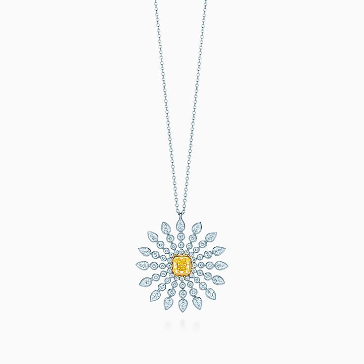 イエロー ダイヤモンド Diamond Jewelry in プラチナ | Tiffany