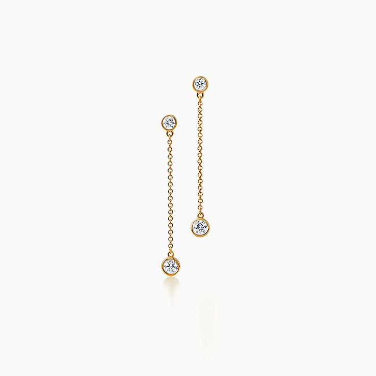 ゴールド ダイヤモンド ピアス | Tiffany & Co.