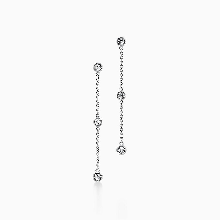 プラチナ ダイヤモンド ピアス | Tiffany & Co.