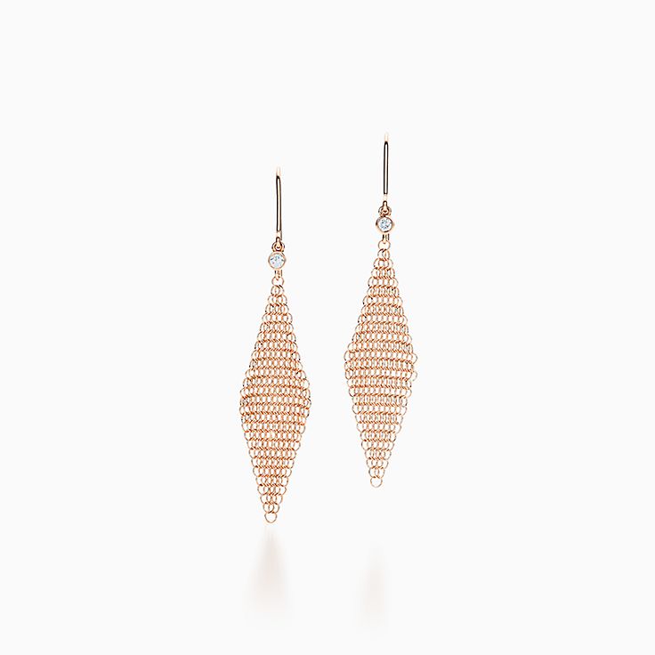 エルサ・ペレッティ™ ローズ ゴールド ピアス | Tiffany & Co