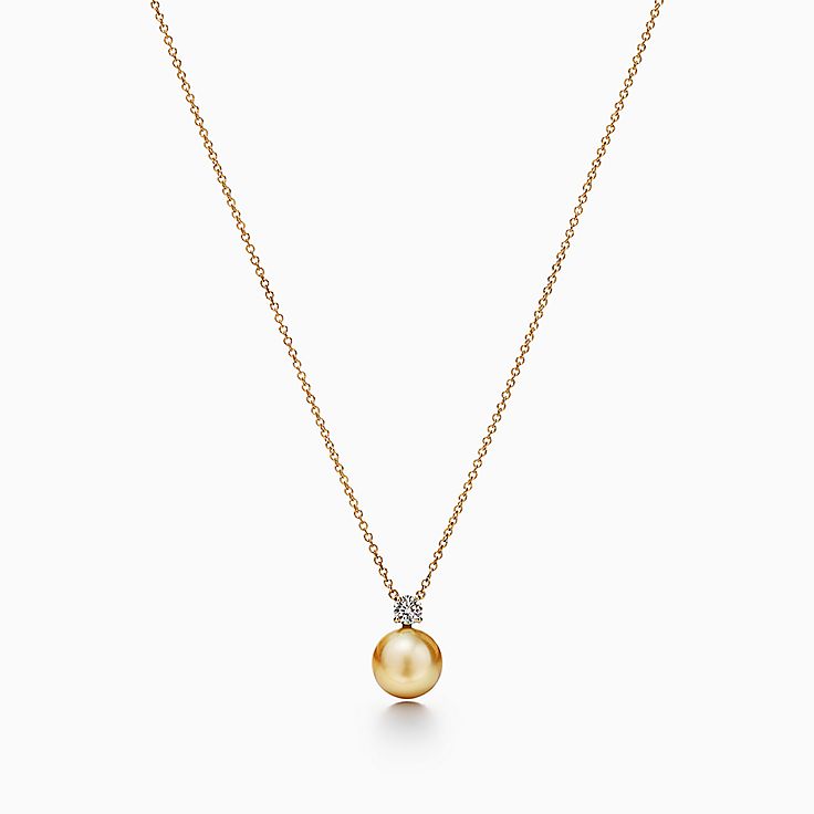 ティファニー サウスシー パール ペンダント ダイヤモンド 18K 