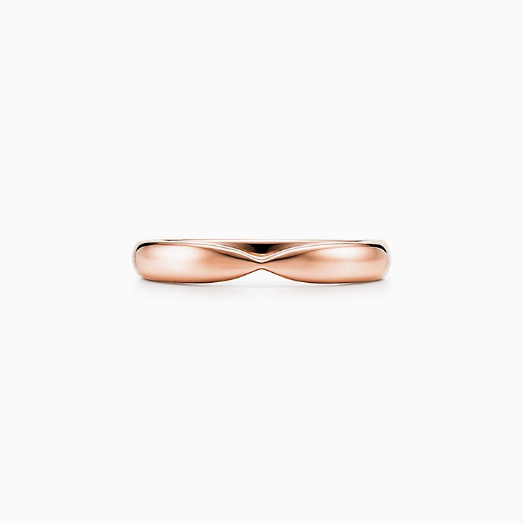 レディース 結婚指輪 ローズ ゴールド | Tiffany & Co