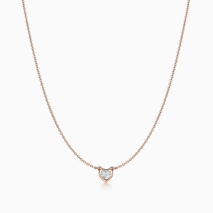 エルサ・ペレッティ™ ローズ ゴールド Everyday Diamond Necklaces | Tiffany & Co.