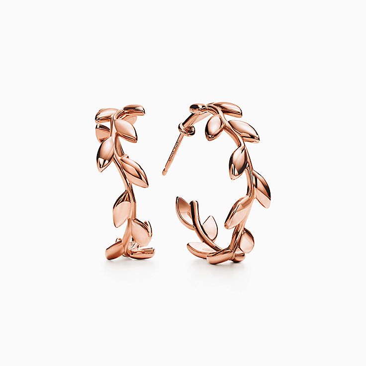 TIFFANY グラフィティ アロー ピアス ローズゴールド 片耳 シングル