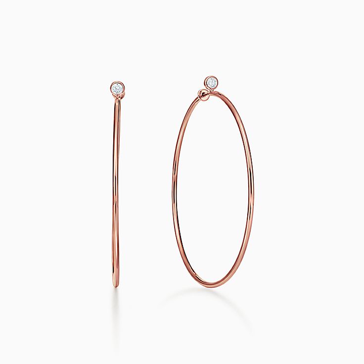 フープピアス ローズ ゴールド | Tiffany & Co
