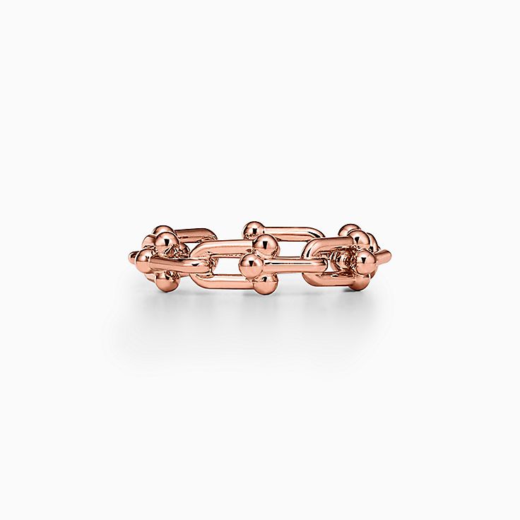 ティファニー ハードウェア​ リング ローズ ゴールド | Tiffany & Co 
