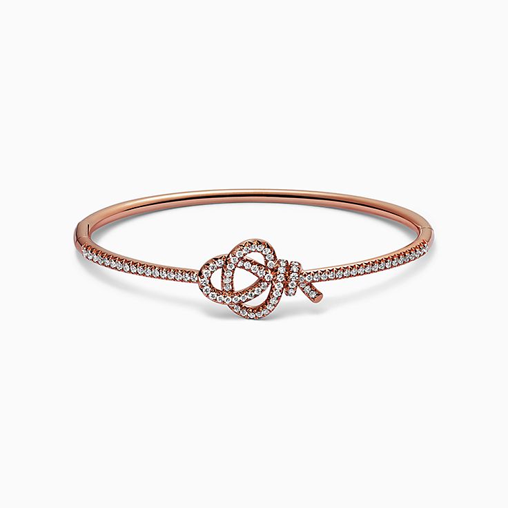 ローズ ゴールド ダイヤモンド ブレスレット | Tiffany & Co