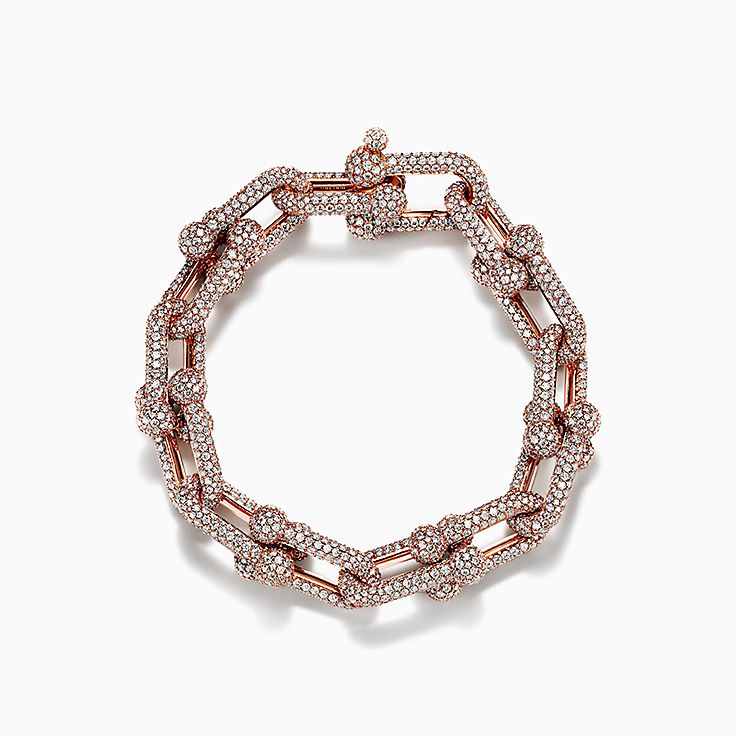 ティファニー ハードウェア​ ローズ ゴールド ブレスレット | Tiffany 